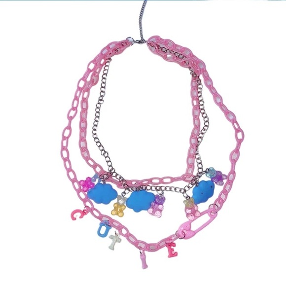 LaCloud Necklace/ bag charm Gummy Bear Necklace, Layering Necklace, bag charm - Picture 6 of 9